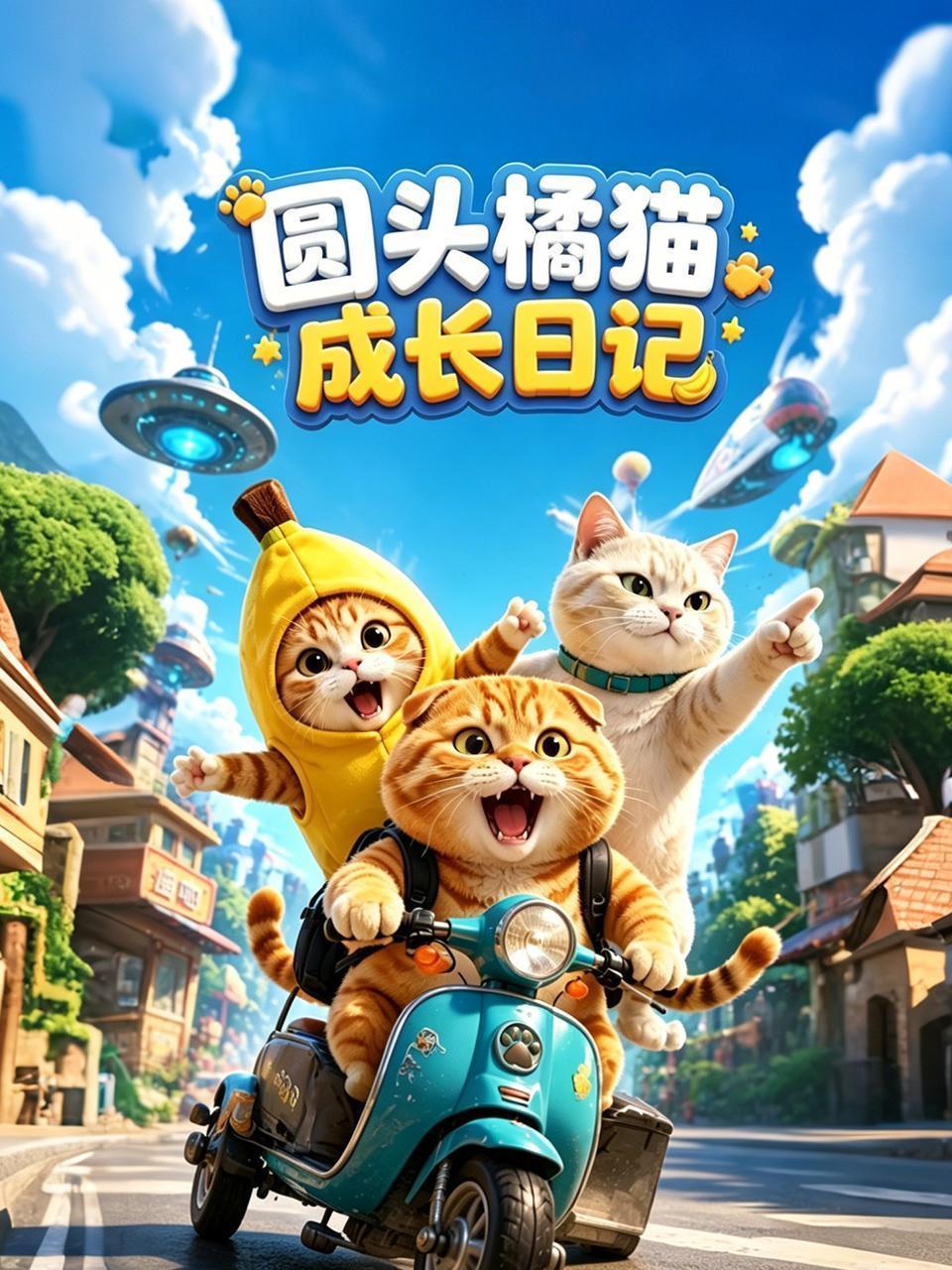 圆头橘猫成长日记