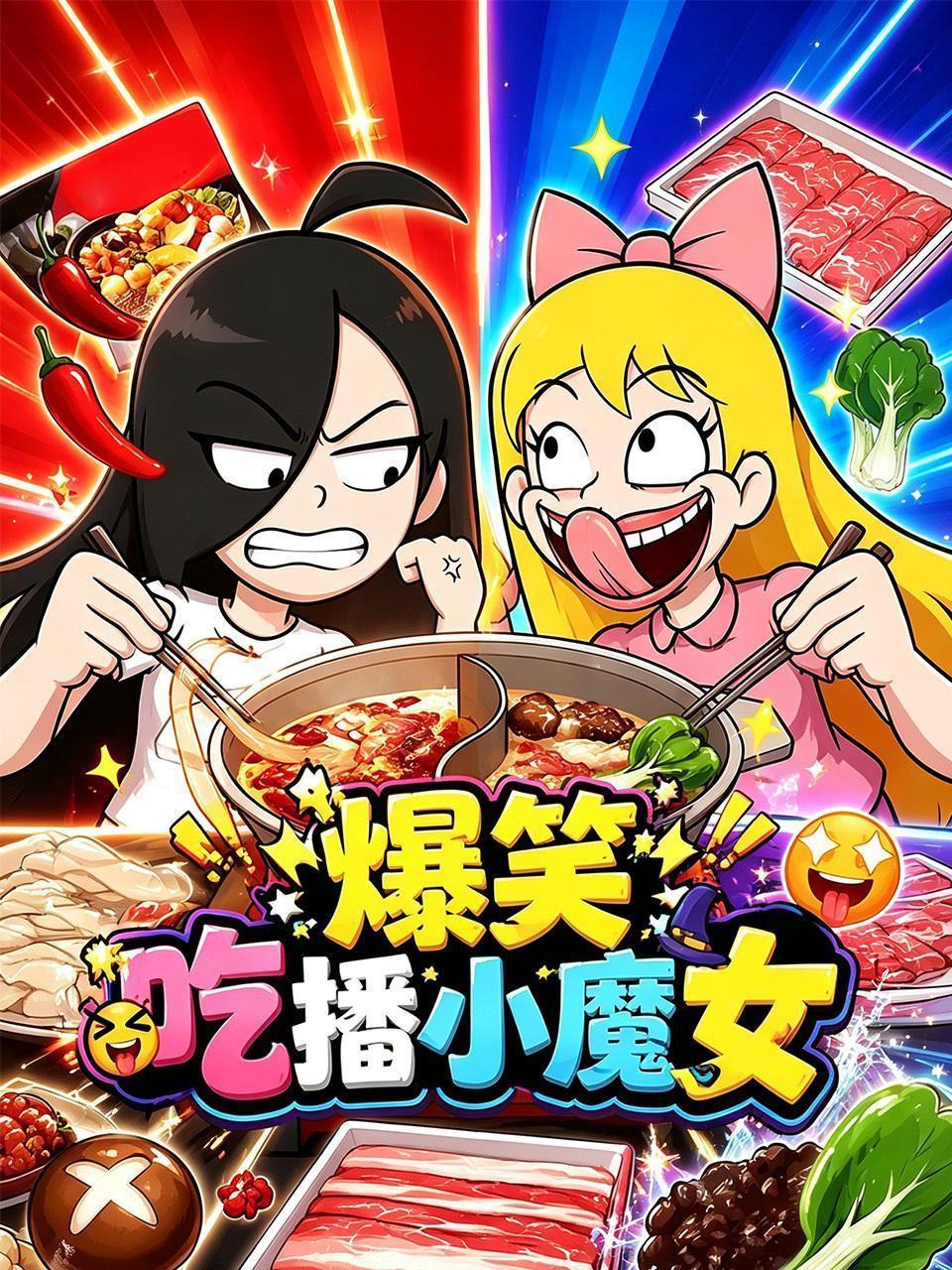 爆笑吃播小魔女