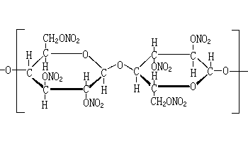 俗称硝化纤维素,为纤维素与硝酸酯化反应的产物.