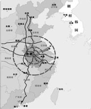 合肥经济圈区位