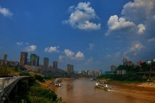 嘉陵江重庆市北滨路段