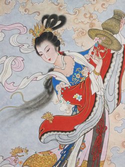3,黄梅戏《天女散花》 唱词 鲜花开放满天庭 〔满天庭〕 万紫千红 万