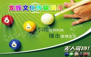 龙族文化传媒娱乐厅台球\/乒乓球2选1畅玩【4.