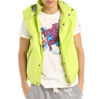 <em>乐途运动</em>生活系列男子<em>马甲</em>EMMG001-1 绿色系