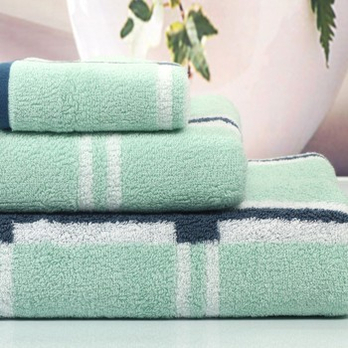 大东 毛巾家纺 学院风色织格子方巾、毛巾、浴