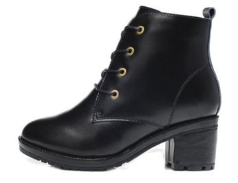 骆驼通 明星同款最新粗跟鞋雪地靴 加厚毛绒高