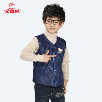 <em>北极绒</em> 儿童<em>马甲</em>儿童羽绒<em>马甲秋冬</em>保暖马甲羽