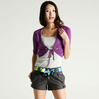 麦考林Euromoda夏装热卖精灵<em>家族</em>针织衫女开