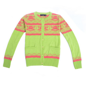 14新款女装春装 大嘴猴Paul Homme<em>女款针织</em>衫