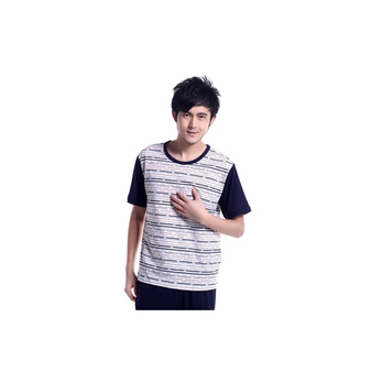 春夏新品 顶瓜瓜/<em>顶呱呱 男士</em>条纹运动家居服睡