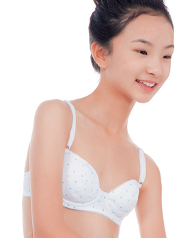 <em>爱慕</em>儿童爱心<em>女孩</em>(三阶段)3/4薄无纺布软钢托文