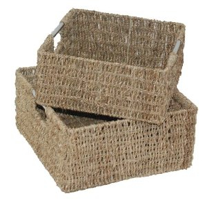 Kens 恒高 实业 宜家 草编收纳篮 收纳筐 杂志书