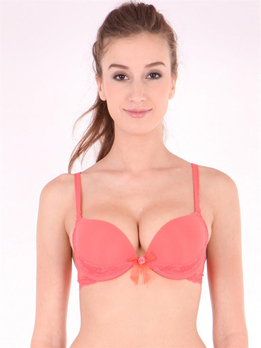 Funmisy泛迷丝橙色女士多色<em>基础款文胸</em>BB31