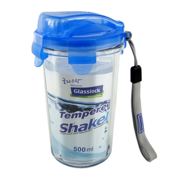 韩国进口GLASSLOCK玻璃乐扣运动手提带水