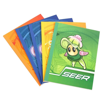 淘米 赛尔号 练习本套装 A5无线胶装作业本(5本