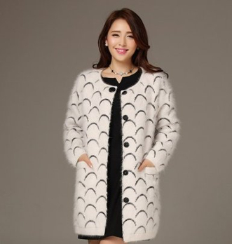 杭派 2013秋冬新款水貂绒<em>开衫</em>长毛<em>貂绒</em>大衣加