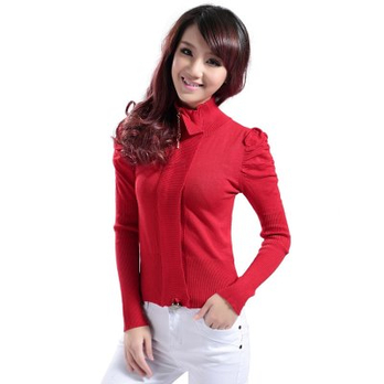 秀族2014春装女装新款<em>羊毛短款毛衣</em>短外套韩