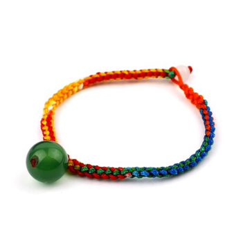 一生一石 新年必备五彩转运珠 绿玛瑙 活化内脏