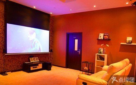 芒果私人电影院休闲双人小房