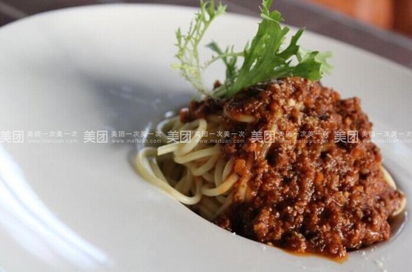 意大利牛肉酱面1份,提供免费WiFi