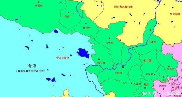 部的西宁地区,为何又划分到了西边的青海省_【