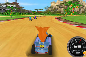 疯狂的狐狸赛车,疯狂的狐狸赛车小游戏,360小