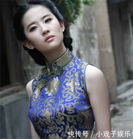 刘亦菲的旗袍够美了,看到赵丽颖宋轶穿旗袍,网