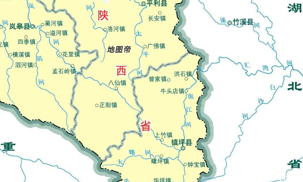 湖北到重庆地图全图