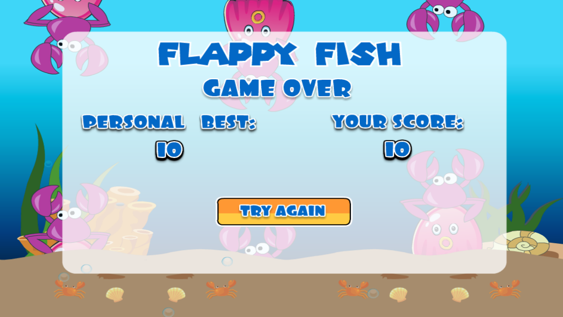 Flappy Fish In Sea截图8