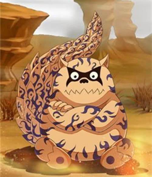 火影忍者这五只尾兽小时候太可爱了,跟长大后