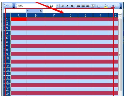 怎么使用Excel表格自动隔行填充颜色呢?_360