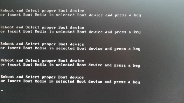 电脑出现reboot and select proper boot device_