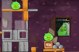 愤怒的小鸟大战绿猪,愤怒的小鸟大战绿猪小游