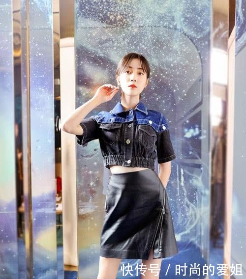 李溪芮为显腿长,上衣只有20cm,腿精难道也要