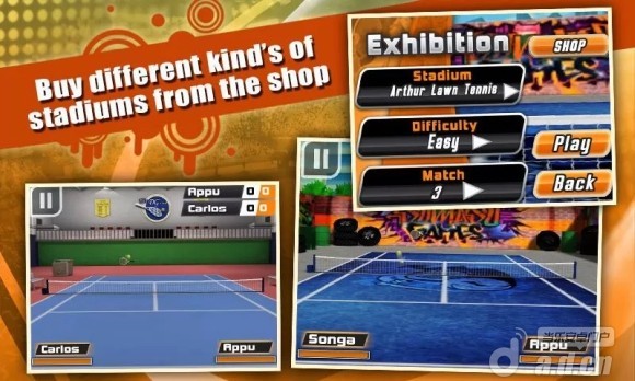 3D网球 专业版截图1