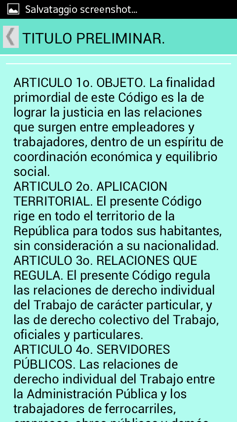 Código del Trabajo Colombia截图2