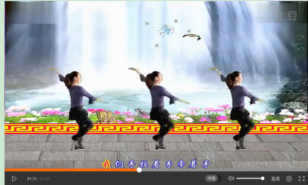 在虚拟的3d场景里跳舞的视频是怎么做出来的