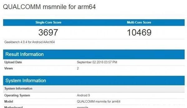 高通骁龙855芯片跑分曝光, 单核性能大幅提升