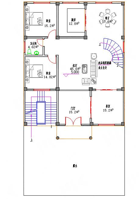 带商铺的豪华自建别墅，霸气的四层没有百万下不来