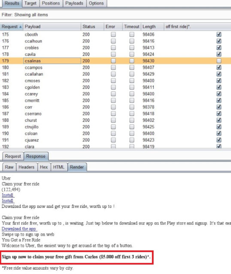 Uber优惠码漏洞允许黑客免费乘车