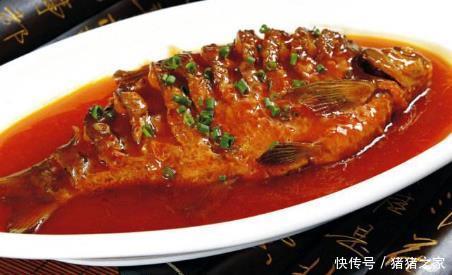 红烧武昌鱼,鲜美补虚,肉多刺少,老人小孩都能吃