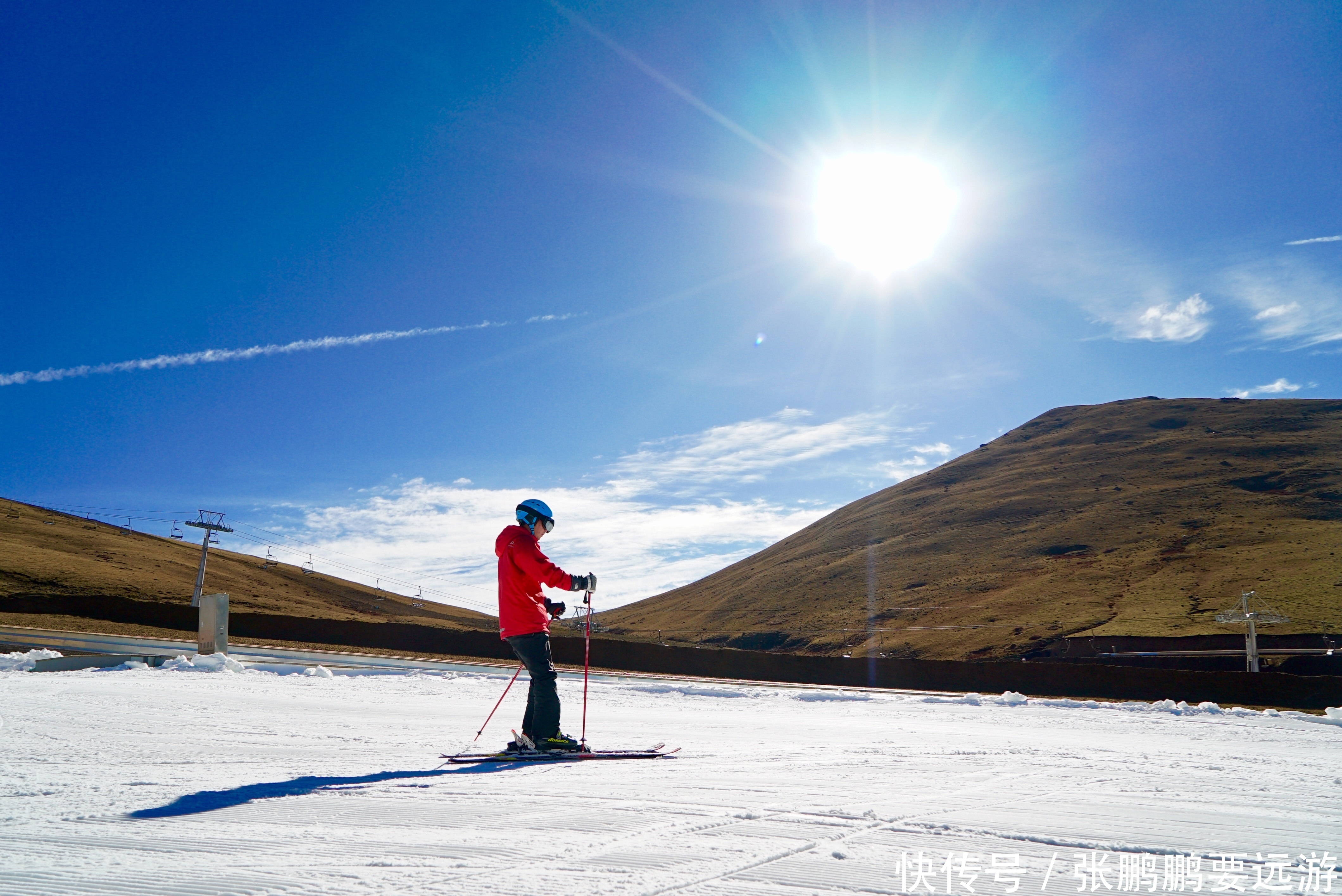 体旅结合 会泽大海草山滑雪场即将开门迎客