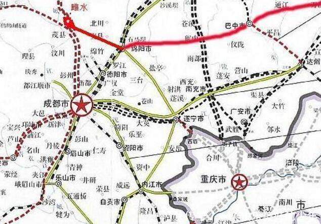 四川即将修建的两条高铁，这两个地级市要腾飞了！