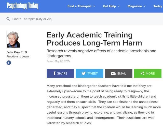 中国“抢跑式”教育的后果:跑得快一时,却跑不远一生