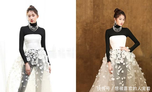 关晓彤长裙里套秋裤算什么,杨颖直接在短裙里