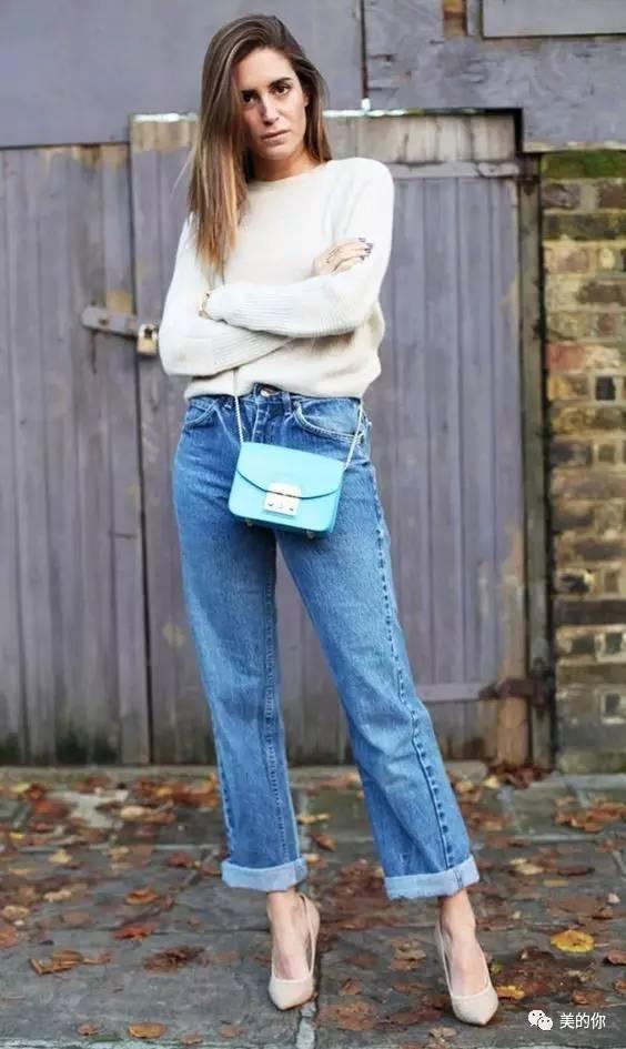 别再穿紧身牛仔裤了,范冰冰刘诗诗穿的这条才