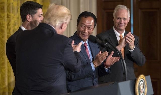 特朗普要郭台铭招退伍军人,郭台铭解释您上任