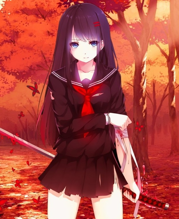 地狱少女阎魔爱 手绘图片大全