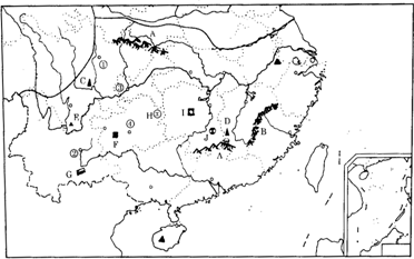 的地形南方地区地图手绘南方地区空白略图工程图纸里的一比五十怎么