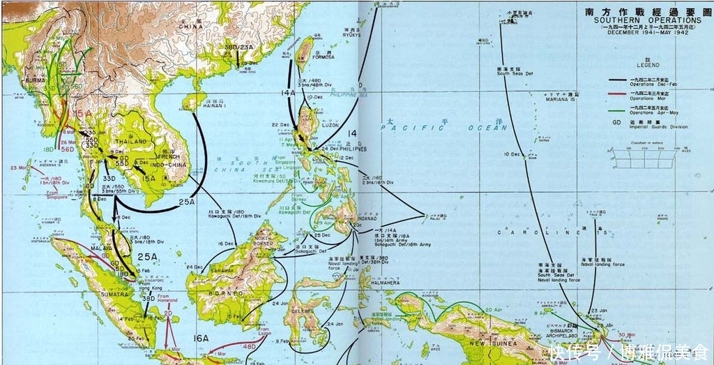 面积七百万平方公里,人口近5亿!1942年日本鼎